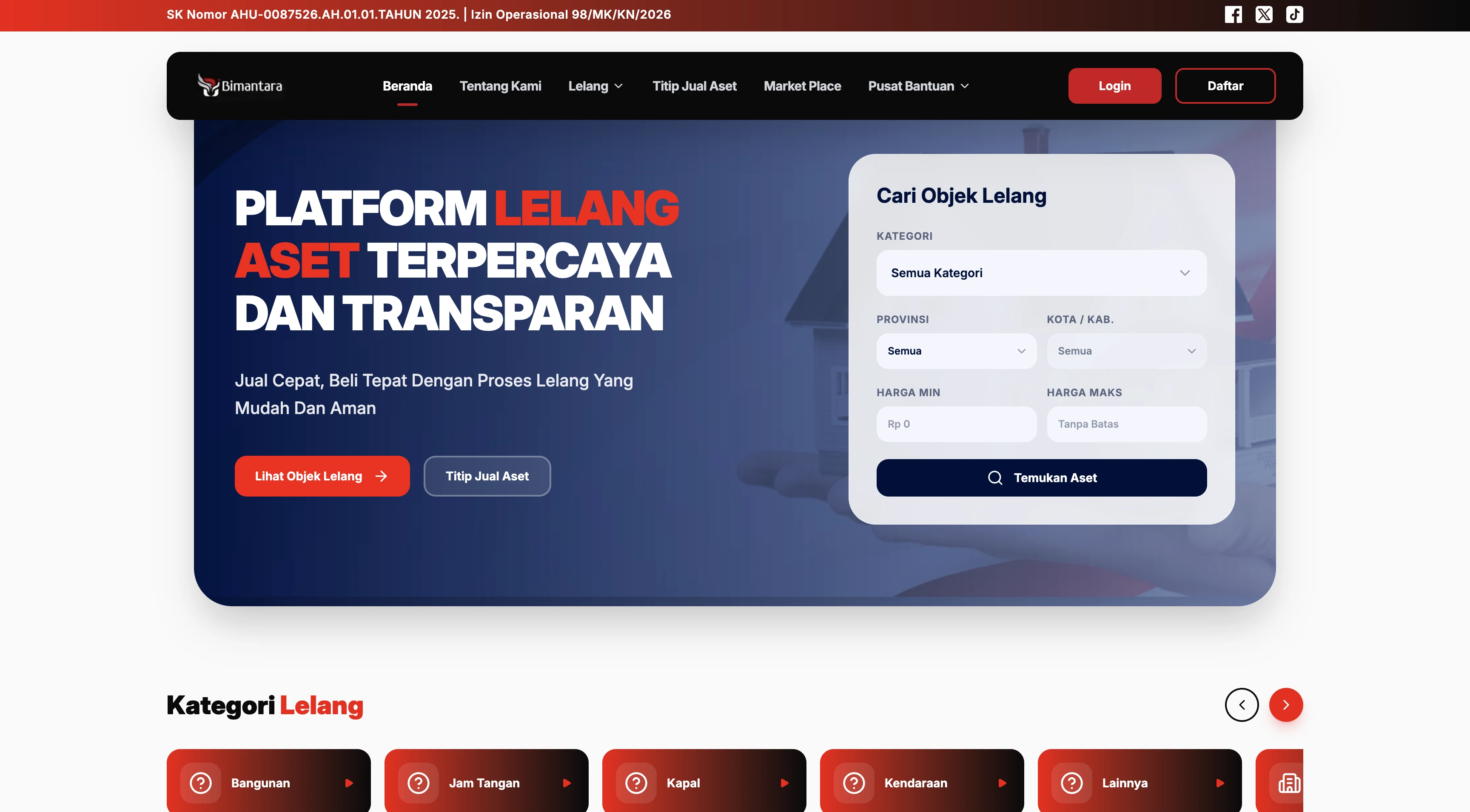 Bimantara Lelang